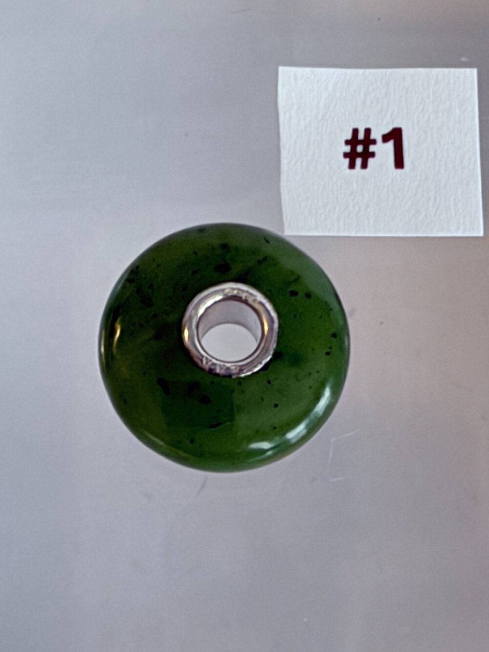 Trollbeads Green Gemstone Bead #1